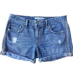 Tularosa Madison Boyfriend  Denim Jean Short. Women's Size 28. Fits larger